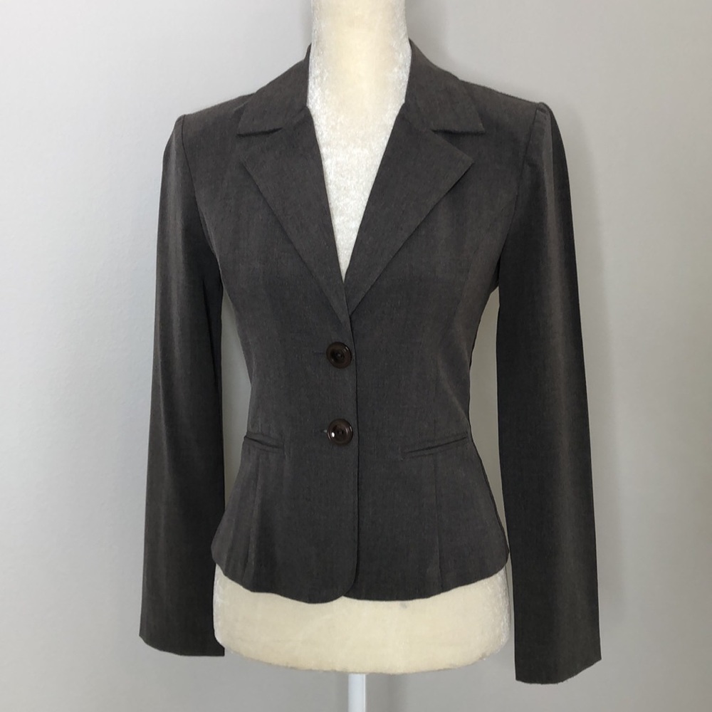 BCX Gray Blazer Suit Jacket Size Small